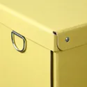 IKEA NIMM НІММ, коробка для зберігання з кришкою, жовтий, 16.5x16.5x15 см 605.959.41 фото thumb №2