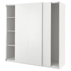 IKEA PAX ПАКС / HASVIK ХАСВИК, гардероб, белый / белый, 200x66x201 см 994.899.25 фото