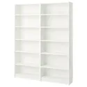 IKEA BILLY БІЛЛІ, книжкова шафа, білий, 160x28x202 см 790.178.37 фото thumb №1