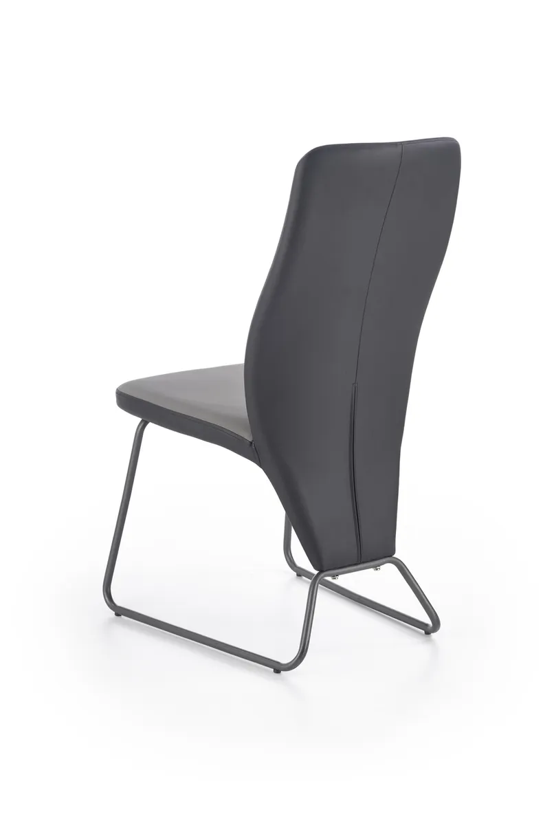 Кухонний стілець HALMAR K300, чорний/сірий фото №2