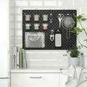 IKEA SKÅDIS СКОДІС, настінна перфорована дошка, чорний, 76x56 см 505.343.78 фото thumb №3