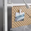 IKEA VITARNA ВИТАРНА, каркас кровати с 4-х стойками, белая древесина Luröy/Skådis, 140x200 см 595.563.37 фото thumb №5