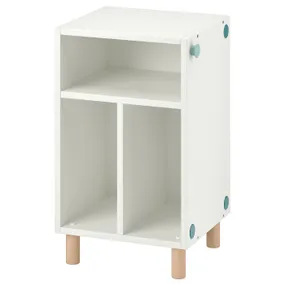 IKEA SMUSSLA СМУССЛА, приліжковий столик/стелаж, білий 904.694.89 фото