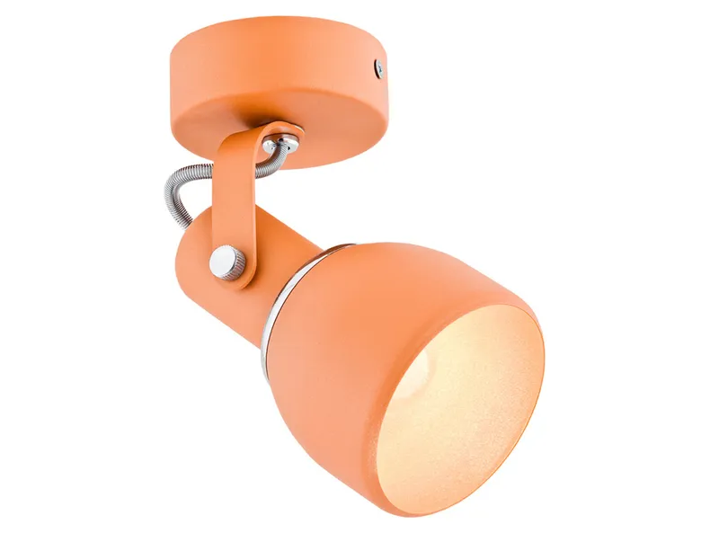 BRW Настенный светильник Fogo стальной оранжевый 062739 фото №1