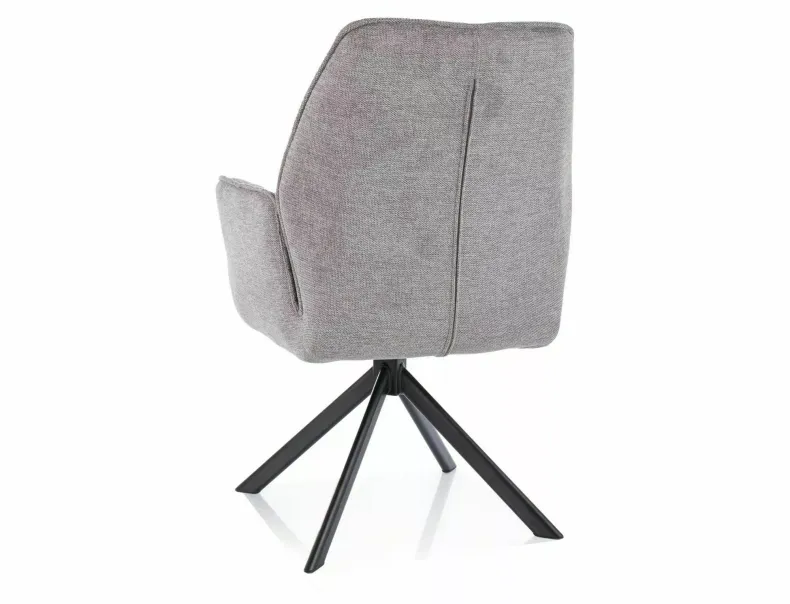 Кухонный стул SIGNAL Hugo Brego, серый фото №2