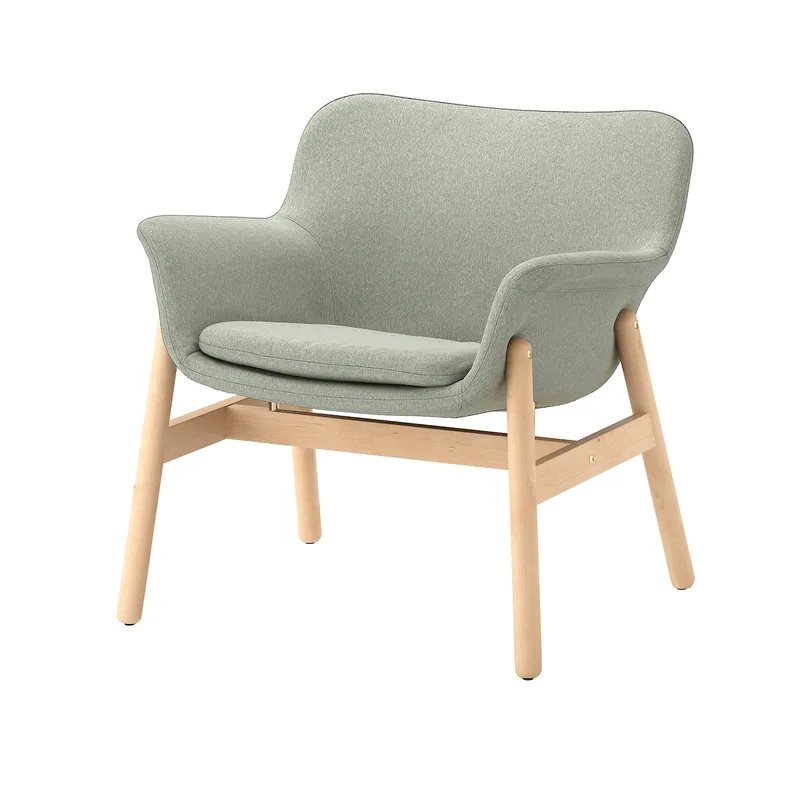 IKEA VEDBO ВЕДБУ, крісло, Гарматний світло-зелений 205.522.22 фото №1
