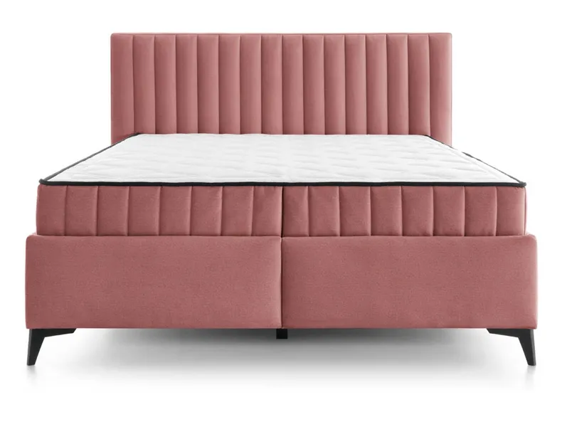 BRW Кровать двуспальная с 2 матрасами и подъемным механизмом BRW JOY, 180x200 см, розовый LO_KT-JOY-180X200-G2-ELEMENT_10 фото №1
