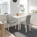 IKEA VANGSTA ВАНГСТА, розкладний стіл, білий, 80/120x70 см 003.751.26 фото thumb №2