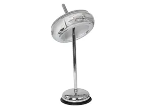 BRW Настільна світлодіодна лампа 12W/840LM/4000K сріблястий метал Mercurio 075544 фото