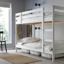 IKEA MYDAL МИДАЛ, каркас 2-ярусной кровати, белый, 90x200 см 204.676.29 фото thumb №3