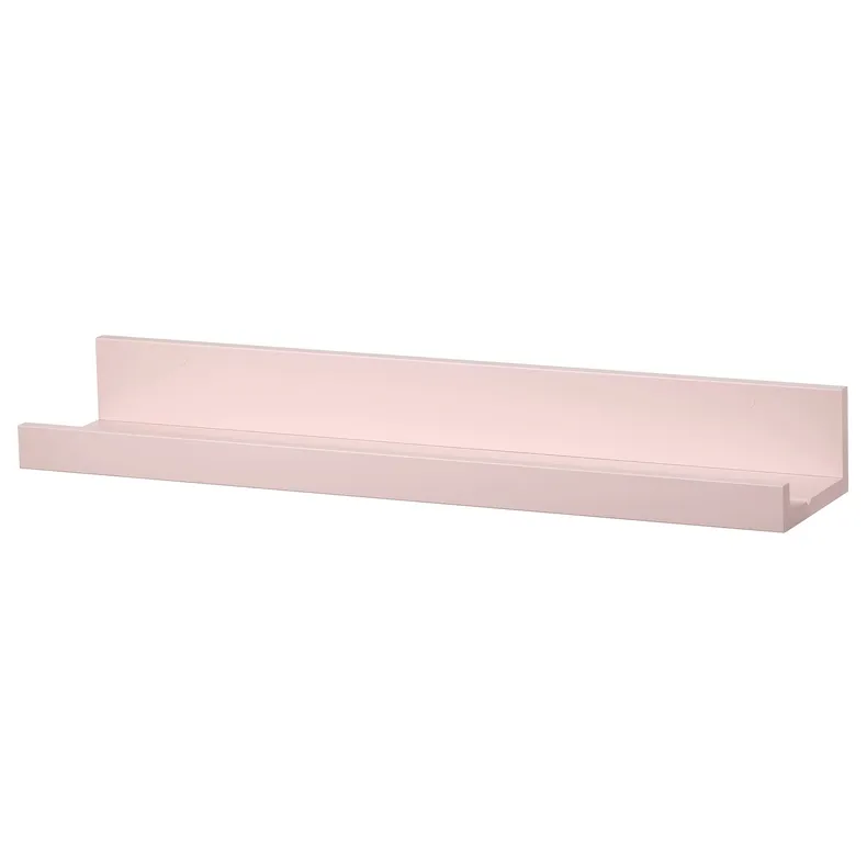 IKEA MOSSLANDA МОССЛАНДА, полиця для картини, блідо-рожевий, 55 см 405.113.39 фото №1