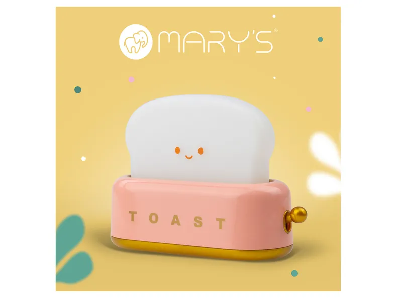 BRW Тостер Mary's Toaster светло-розовый LED розовый 096899 фото №5