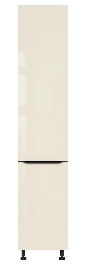 BRW Правосторонний кухонный шкаф Sole L6 40 см магнолия жемчуг, альпийский белый/жемчуг магнолии FM_D_40/207_P/P-BAL/MAPE фото