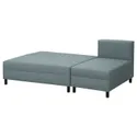 IKEA ANGSTA АНГСТА, 3-местный диван-кровать, с шезлонгом бирюзового цвета 805.014.37 фото thumb №9