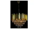BRW Пятипозиционный металлический подвесной светильник Valetta в золотом цвете 092942 фото thumb №2