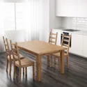 IKEA STORNÄS СТОРНЕС, розкладний стіл, пляма патини, 147 / 204x95 см 401.768.46 фото thumb №2