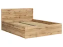 BRW Кровать Tetrix 160x200 с рамой и ящиком для хранения дуб wotan, дуб вотана LOZ/160/B-DWO фото thumb №1