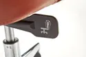 Кресло компьютерное, офисное вращающееся HALMAR CALVANO : темно-коричневый/светло-коричневый фото thumb №10