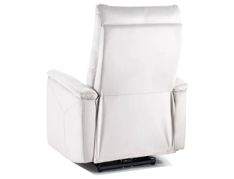 Розкладне крісло реклайнер SIGNAL Neptun M Velvet з функцією масажу, світло-сірий фото №2