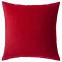 IKEA SANELA САНЕЛА, чохол на подушку, червоний, 50x50 см 004.473.07 фото thumb №1