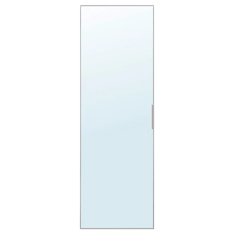 IKEA STRAUMEN СТРАУМЕН, дверца с петлями, зеркало, 40x120 см 594.162.76 фото №1