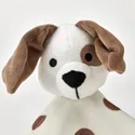 IKEA DRÖMSLOTT ДРЁМСЛОТТ, мягкая игрушка, в форме щенка белый / коричневый, 30x30 см 605.263.92 фото thumb №5