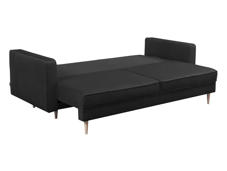 BRW тримісний диван Tivoli розкладний з велюровим ящиком для зберігання графіт, Riviera 95 SO3-TIVOLI-3DL-G1_B8487D фото №2