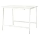 IKEA MITTZON МІТТЗОН, стіл для конференцій, білий, 140x108x105 см 395.334.41 фото thumb №1
