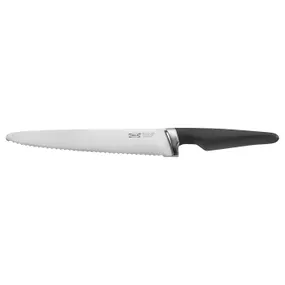 IKEA VÖRDA ВЁРДА, нож для хлеба, черный, 23 см 102.892.32 фото