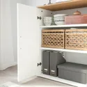 IKEA SKRUVBY СКРУВБИ, шкаф для ТВ, комбинация, белый, 226x38x90 см 594.946.03 фото thumb №4