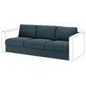 IKEA VIMLE ВИМЛЕ, 3-местная секция, Темно-синий 794.411.28 фото thumb №1