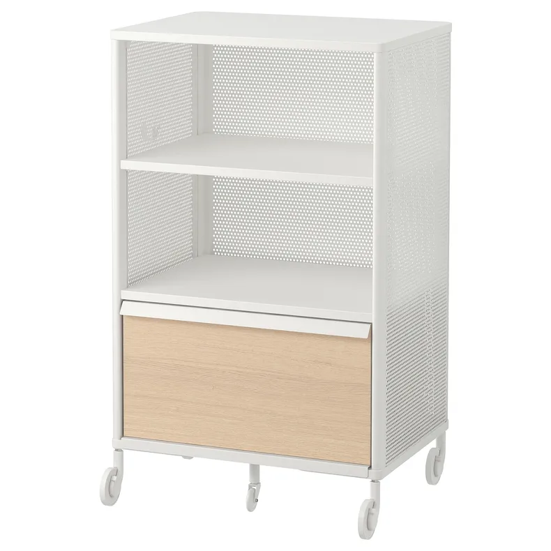 IKEA BEKANT БЕКАНТ, модуль для зберігання з кодовим зам, біла сітка, 61x101 см 592.869.63 фото №1