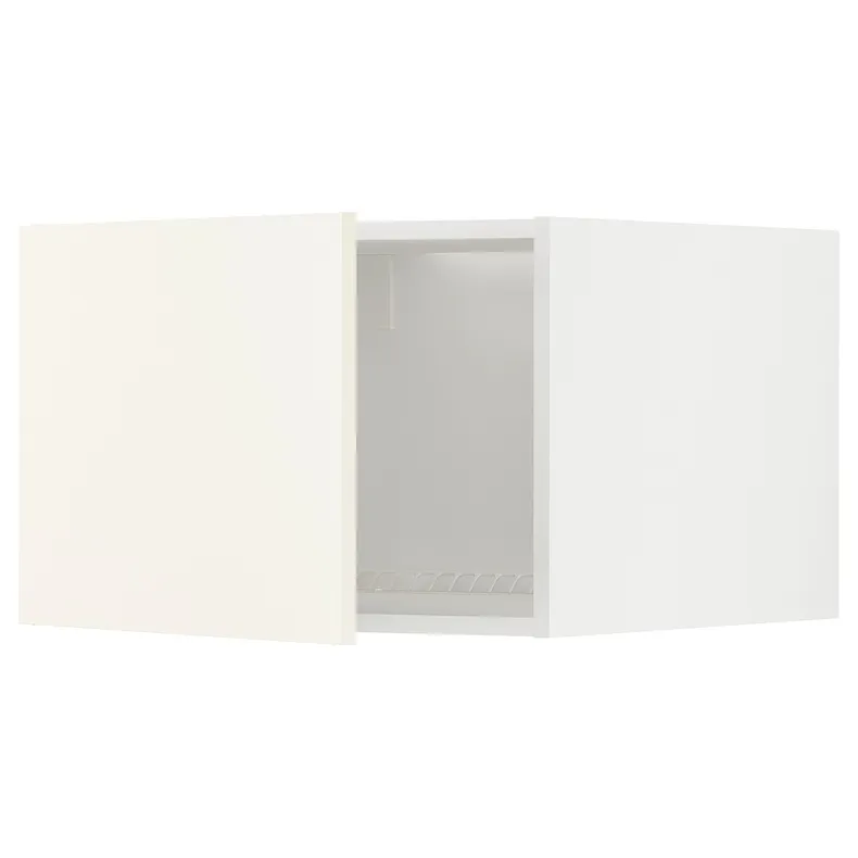 IKEA METOD МЕТОД, верхний шкаф д / холодильн / морозильн, белый / Вальстена белый, 60x40 см 195.072.97 фото №1