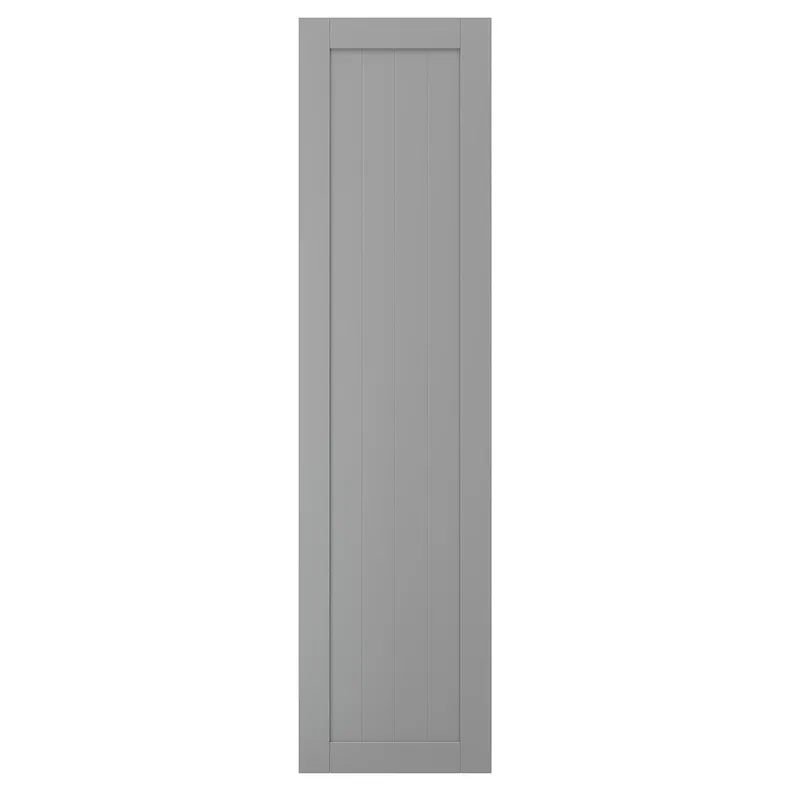 IKEA GULLABERG ГУЛЛАБЕРГ, дверь, серый, 50x195 см 105.806.64 фото №1