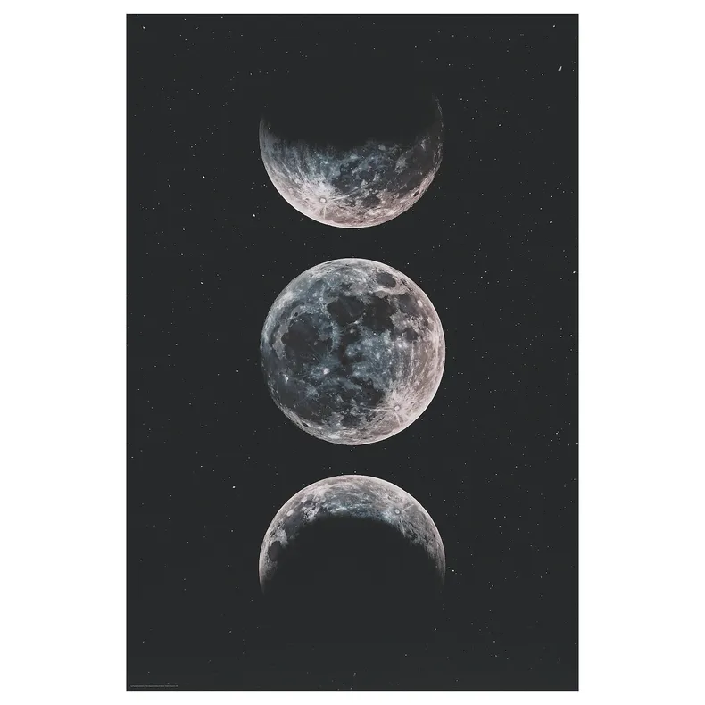IKEA BILD БІЛЬД, постер, Місяць, 61x91 см 004.417.96 фото №1
