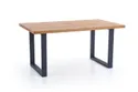Кухонний стіл HALMAR PEREZ 160-250x90 см чорний, дуб фото thumb №18