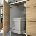 IKEA ENHET ЕНХЕТ, кухня, білий / імітація. дуб, 103x63.5x222 см 293.369.12 фото thumb №5