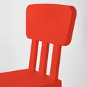 IKEA MAMMUT МАММУТ, дитячий стілець, для приміщення / вулиці / червоний 403.653.66 фото thumb №3