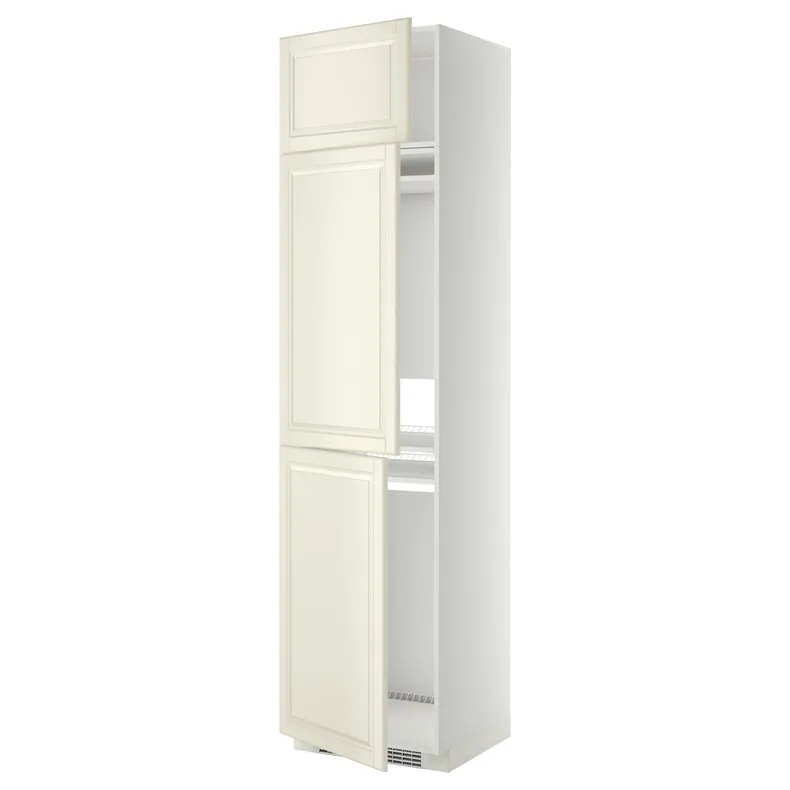 IKEA METOD МЕТОД, шафа висока для холод / мороз із 3 дв, білий / БУДБІН кремово-білий, 60x60x240 см 294.698.84 фото №1