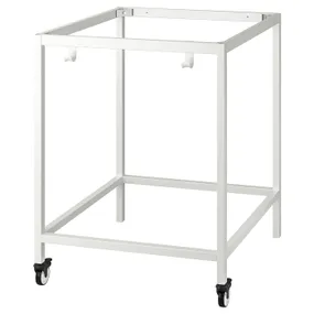 IKEA TROTTEN ТРОТТЕН, подстолье для столешницы, белый, 80x80x100 см 704.871.87 фото