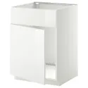 IKEA METOD МЕТОД, шкаф под мойку / дверь / фасад, белый / Рингхульт белый, 60x60 см 494.591.86 фото thumb №1
