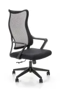 Кресло компьютерное офисное вращающееся HALMAR LORETO, черный фото thumb №1