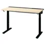 IKEA MITTZON МІТТЗОН, письмовий стіл, okl береза / чорний, 120x60 см 195.258.47 фото