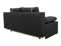 BRW Тримісний розкладний диван Mata з ящиком для зберігання чорний, Sawana 14 Black / Sawana 21 Grey SO3-MATA-LX_3DL-G2_B88701 фото thumb №5