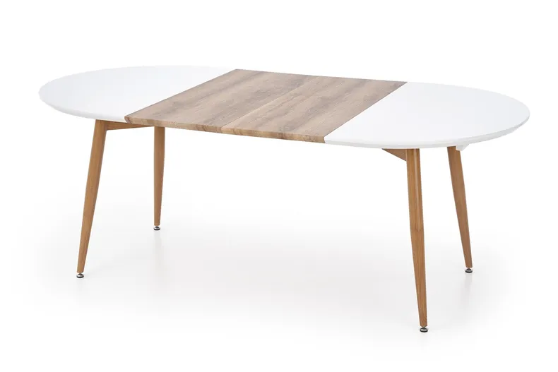 Кухонний стіл розкладний HALMAR EDWARD 120-200x100 см дуб медовий / білий; ніжки : дуб медовий фото №9