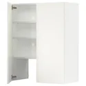 IKEA METOD МЕТОД, навесной шкаф д / вытяжки / полка / дверь, белый / белый, 80x100 см 495.042.97 фото thumb №1