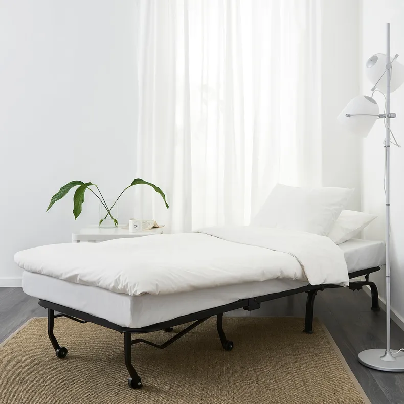 IKEA LYCKSELE MURBO ЛЮККСЕЛЕ МУРБУ, крісло-ліжко, Ранста натуральна 993.869.70 фото №4