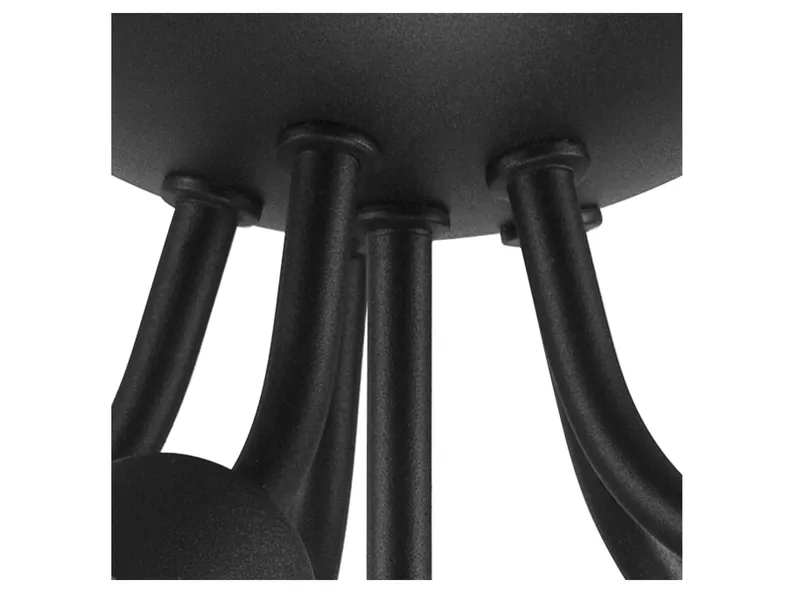 BRW Стельовий 6-точковий світильник Viggo в чорному сталевому кольорі 086221 фото №3
