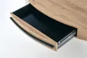 Журнальный стол HALMAR CAROLINA 120x60 золотой дуб/черный фото thumb №10