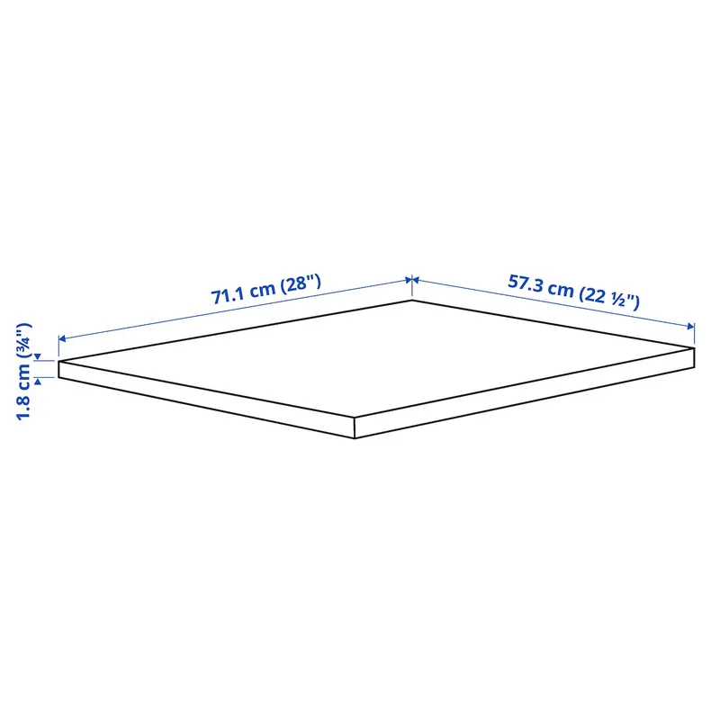 IKEA KOMPLEMENT КОМПЛИМЕНТ, полка, бежевый, 75x58 см 705.090.47 фото №2